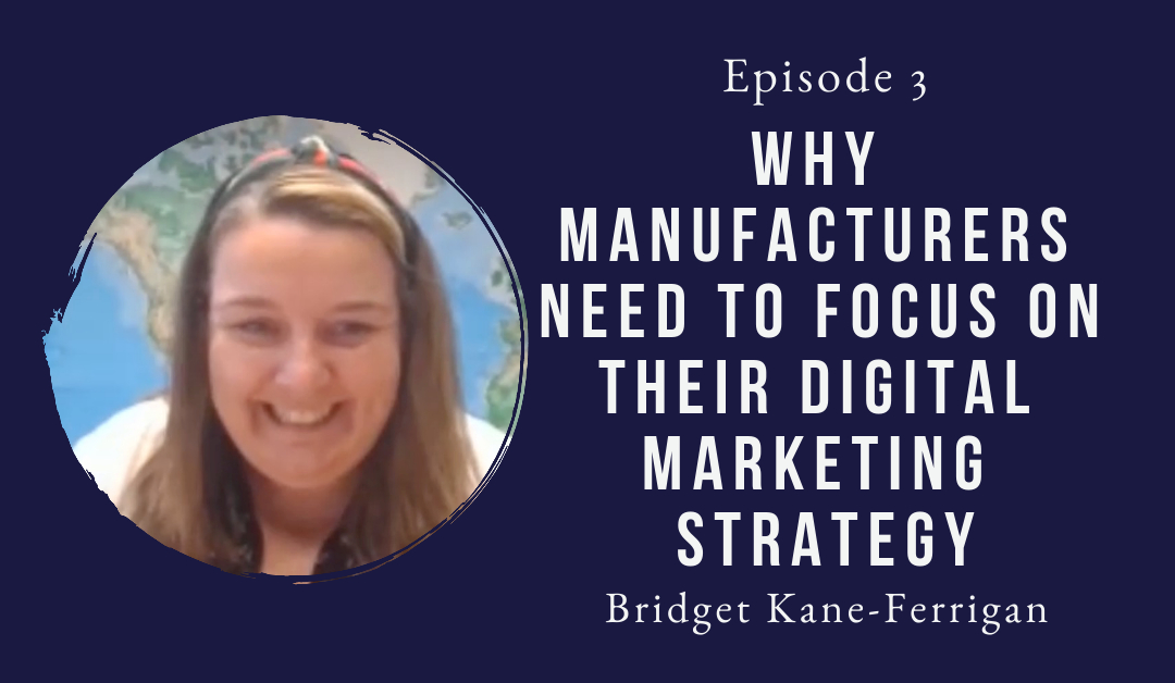Why manufacturers need to focus on their digital marketing strategy – Bridget Kane-Ferrigan – Episode 03