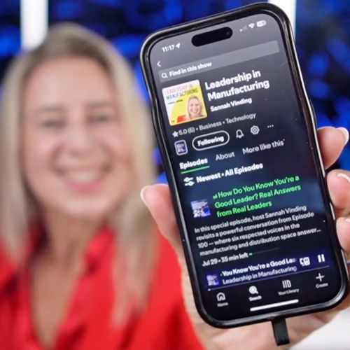 best leadership podcast - leadership in manufacturing podcast - sannah vinding - ranked top 5%