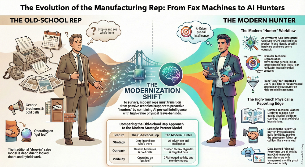 The Rep With a Fax Machine Is Losing – sannah vinding – tom walker -leadership in manufacturing The Rep With a Fax Machine Is Losing - sannah vinding - tom walker -leadership in manufacturing