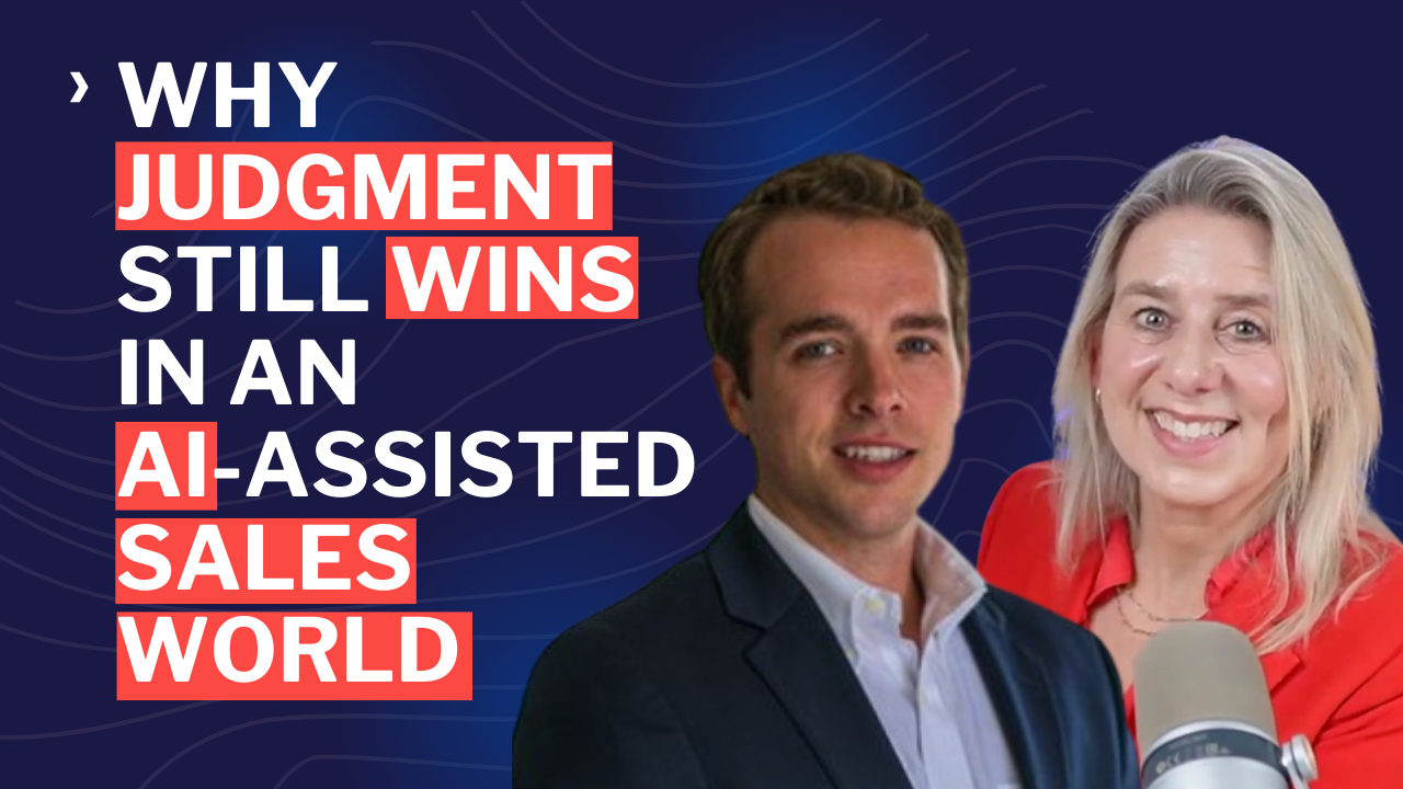 Why Judgment Still Wins in an AI-Assisted Sales World - episode 138 - Hunter Starr - Sannah Vinding - leadership in manufacturing podcast