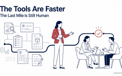 The Tools Are Faster. The Last Mile Is Still Human.